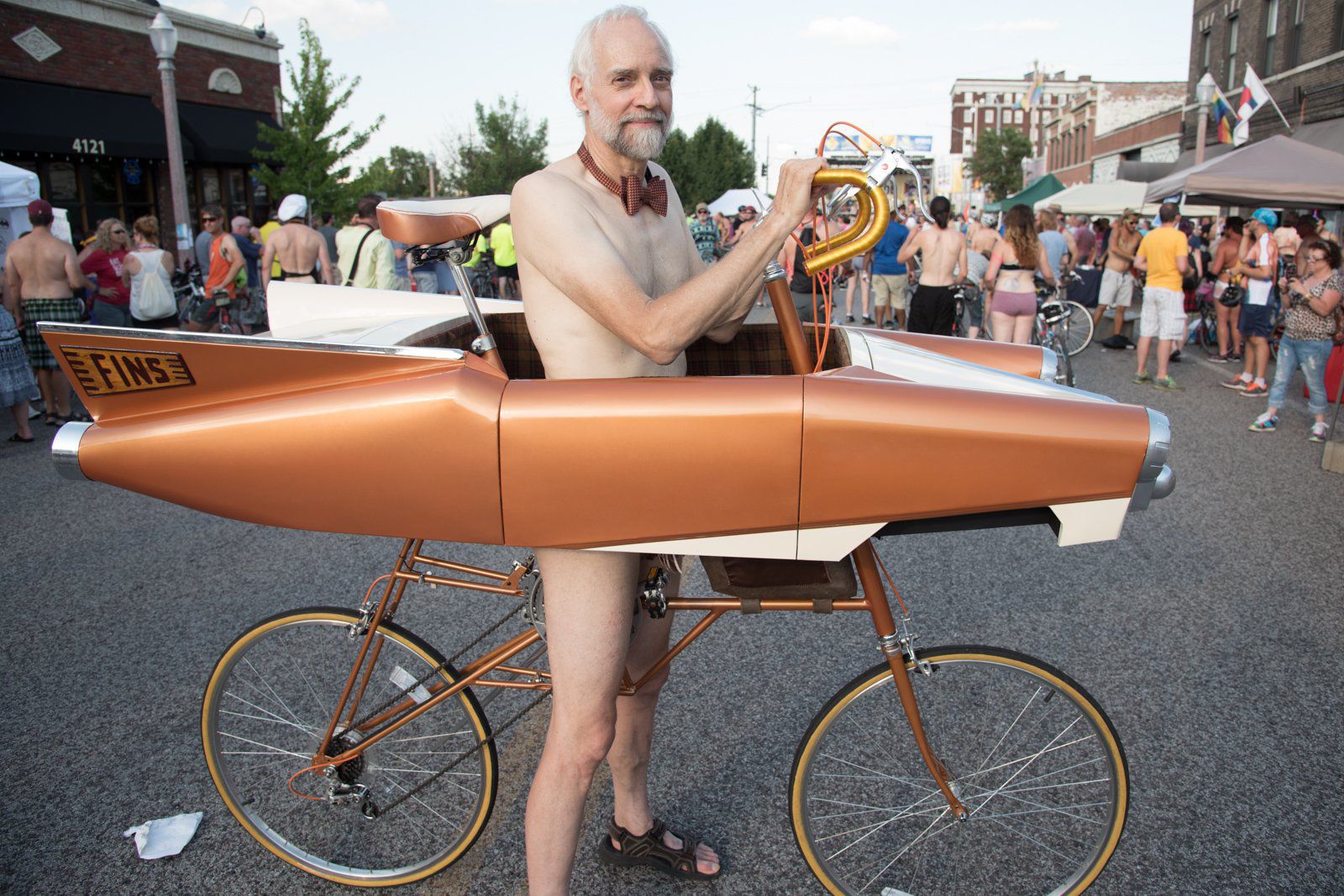 2015 World Naked Bike Ride in St. Louis